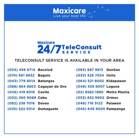 maxicare hotline cavite